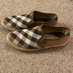 Burberry slip on shoes- size 7.5(38 european)